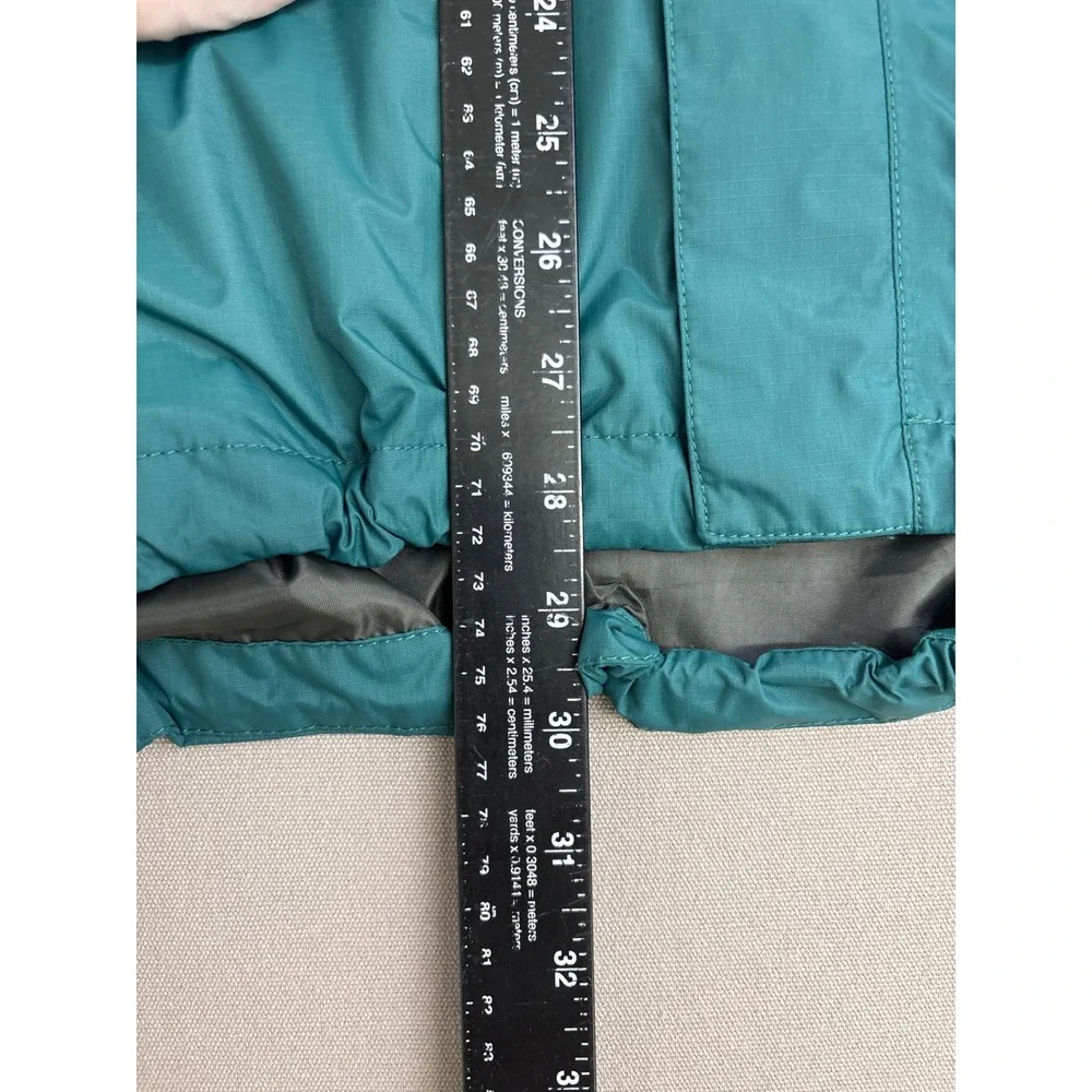 The North Face Mens Resolve 2 Rain Jacket Teal Green Lime Large NF0A2VD5